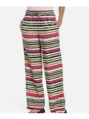 BP. Colorful Chalk Stripe Pajama Pants